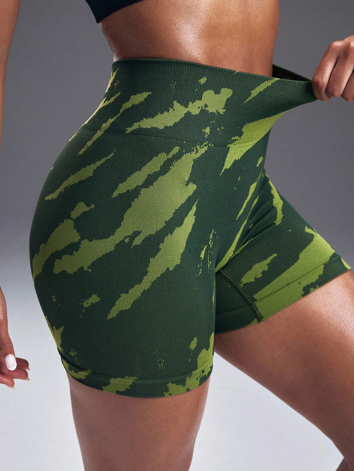 Short Cintura Alta Compressão Com Efeito Modelador