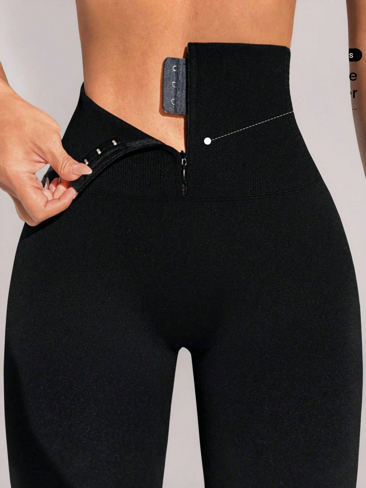 Short Cintura Alta Modelador Com Cós Regulável