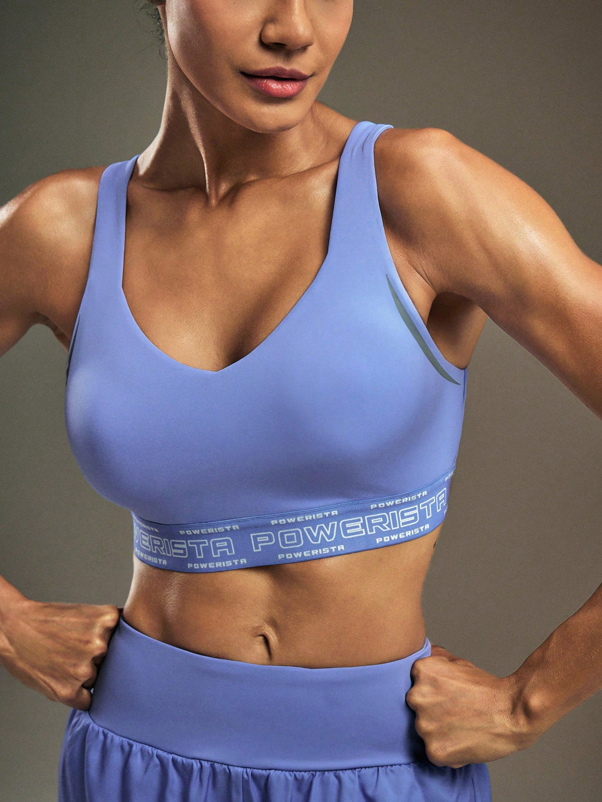 Top Decote V Alta Sustentação Com Alças Ajustáveis