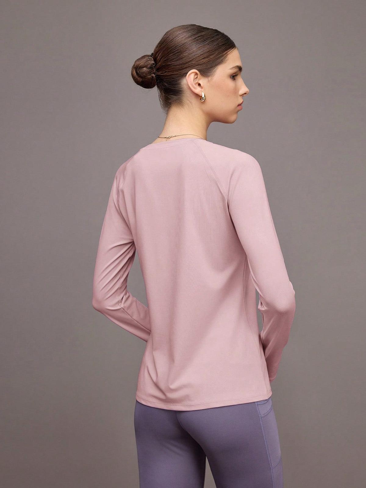 Camisa Manga Longa Solta Com Thumb Hole