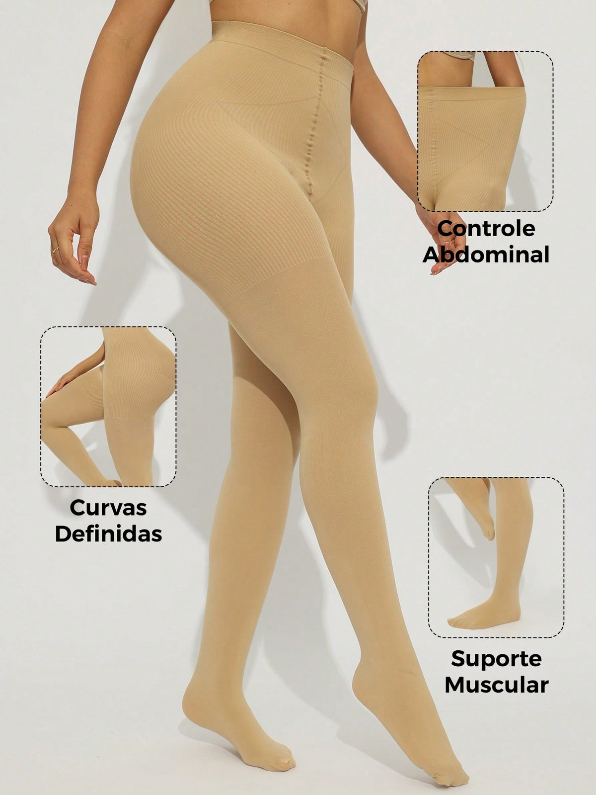 Legging Shapewear Cintura Alta Extra Suporte Fitness