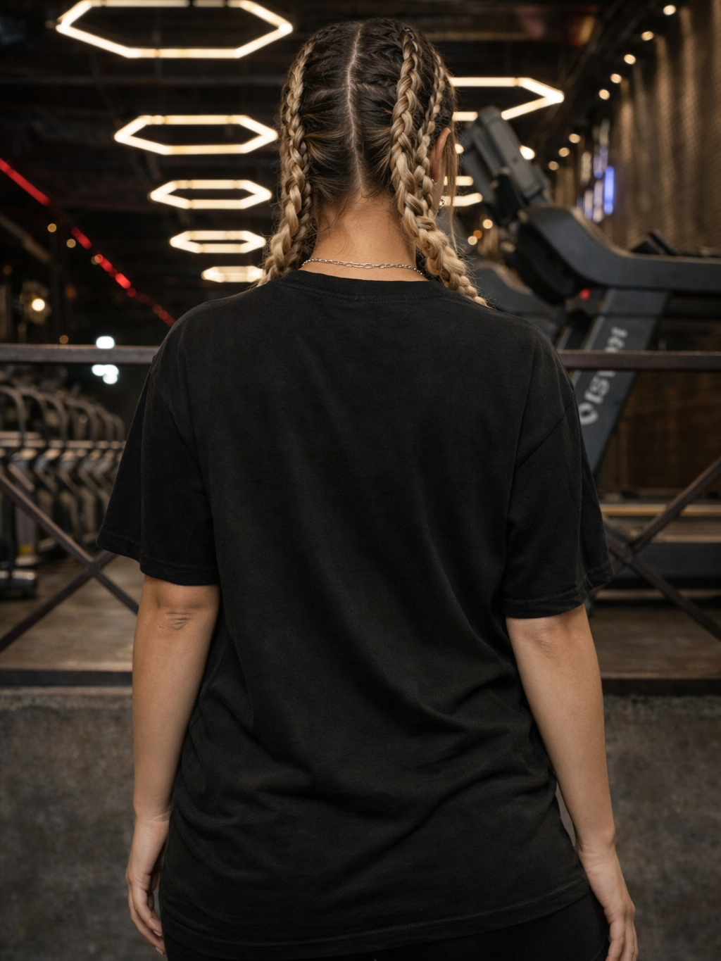 Camisa Fitness Oversized Com Estampa Divertida Estilo Treino