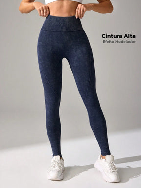 Legging Cintura Alta Modeladora Com Recortes Anatômicos