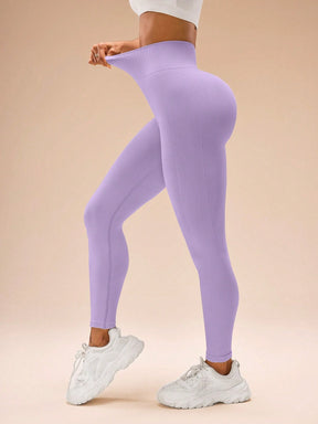 Legging Sem Costura Cintura Alta Textura Anatômica