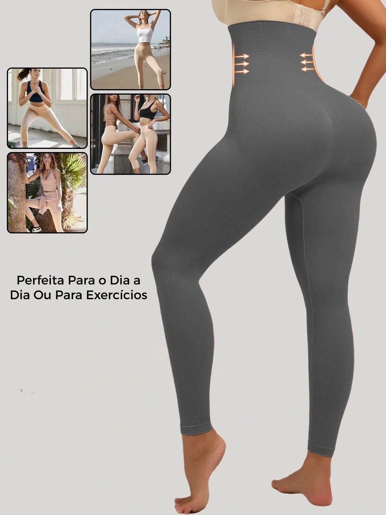 Legging Shapewear Cintura Alta Efeito Modelador