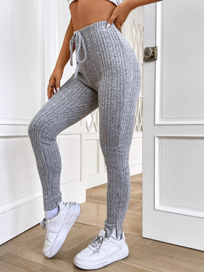 Legging Fitness Canelada Com Amarração Frontal