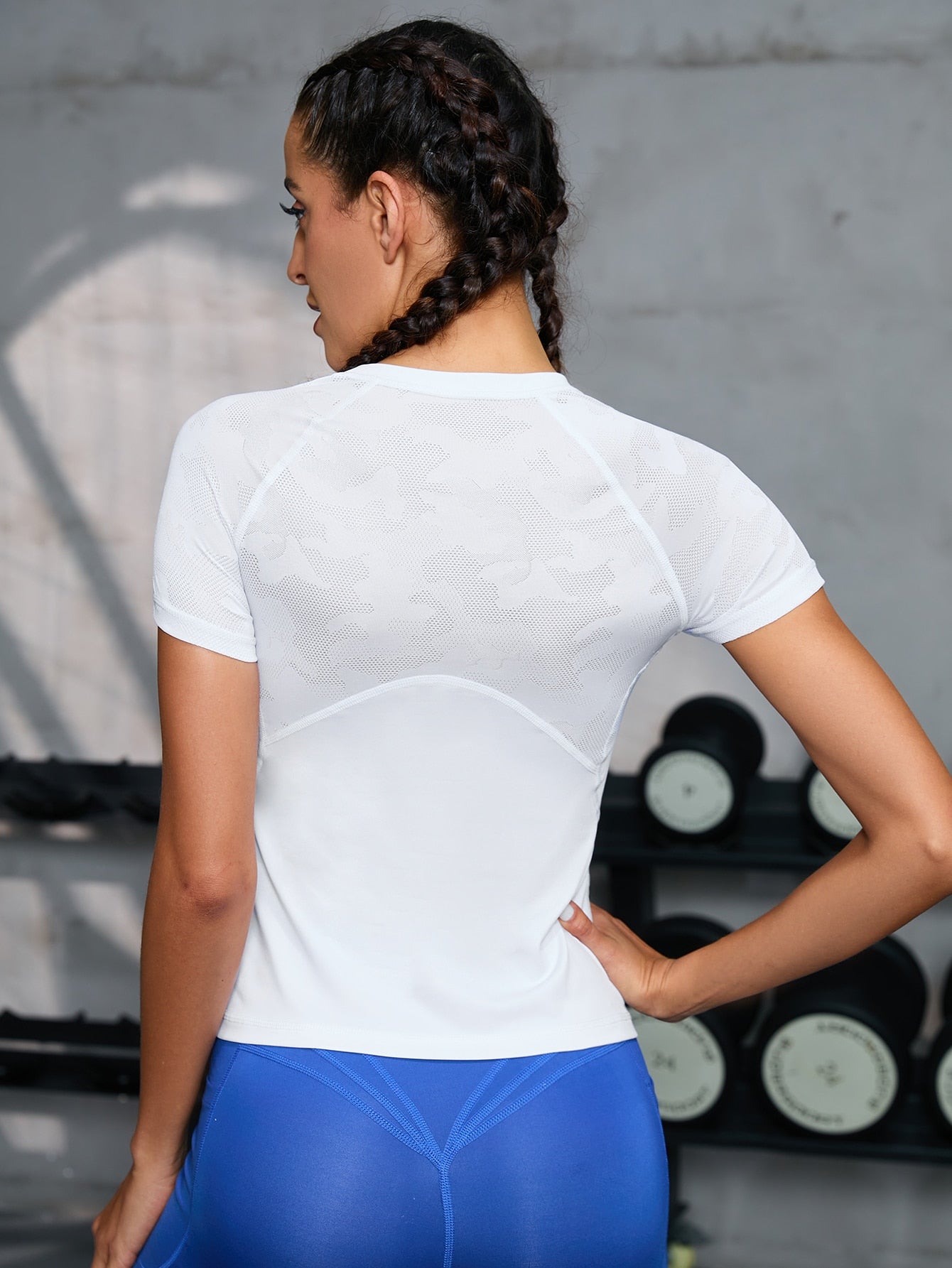 Camisa Fitness Dry Com Textura Ventilada Estilo Treino