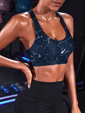 Top Alças Largas Alta Sustentação Estampado