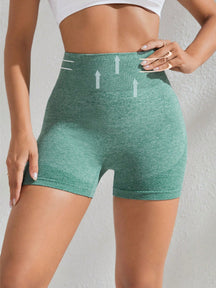 Short Cintura Alta Push Up Texturizado Estilo Fitness