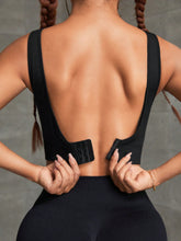 Top Decote V Média Sustentação Com Franzido Central