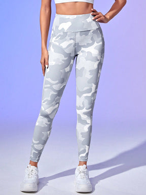 Legging Fitness Estampada Cintura Alta Camuflada