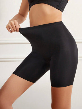 Short Sem Costura Cintura Alta Efeito Segunda Pele