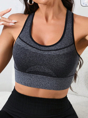 Top Fitness Nadador Texturizado Com Sustentação