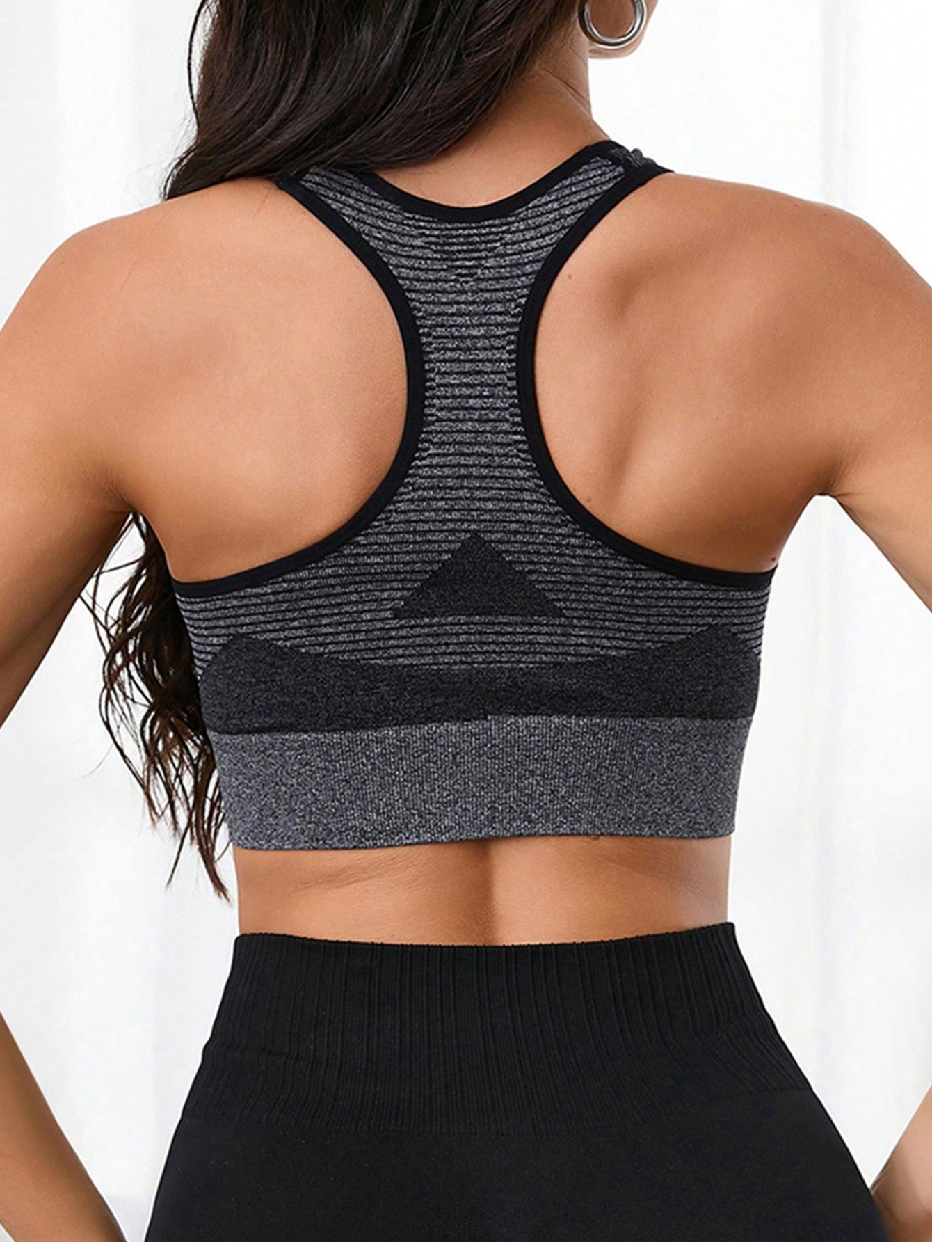 Top Fitness Nadador Texturizado Com Sustentação