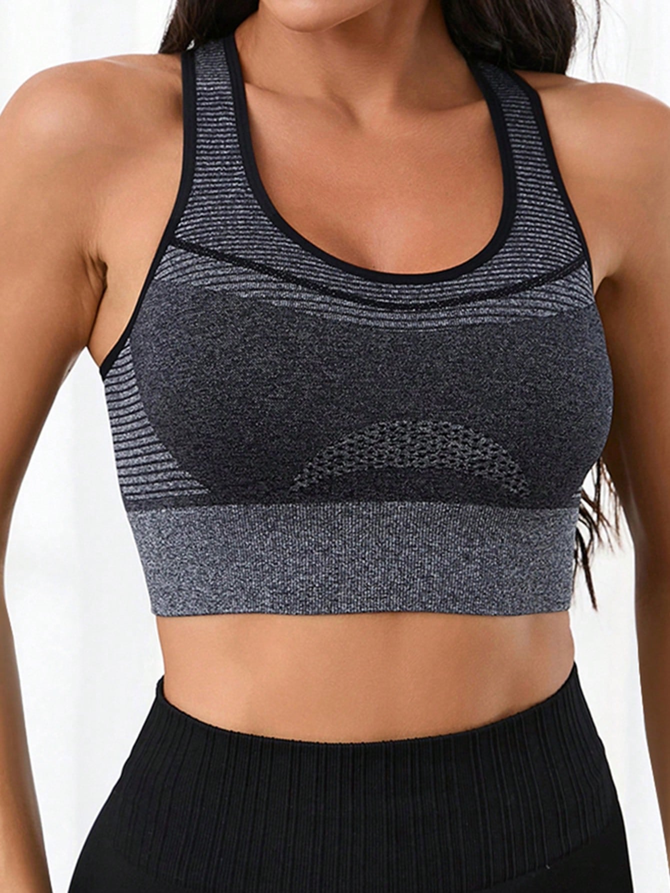 Top Fitness Nadador Texturizado Com Sustentação