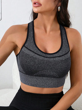 Top Fitness Nadador Texturizado Com Sustentação