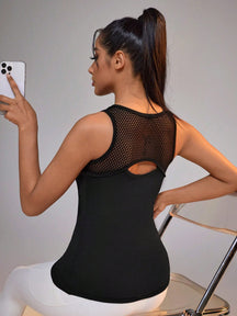 Regata Fitness Com Painéis Vazados Estilo Performance