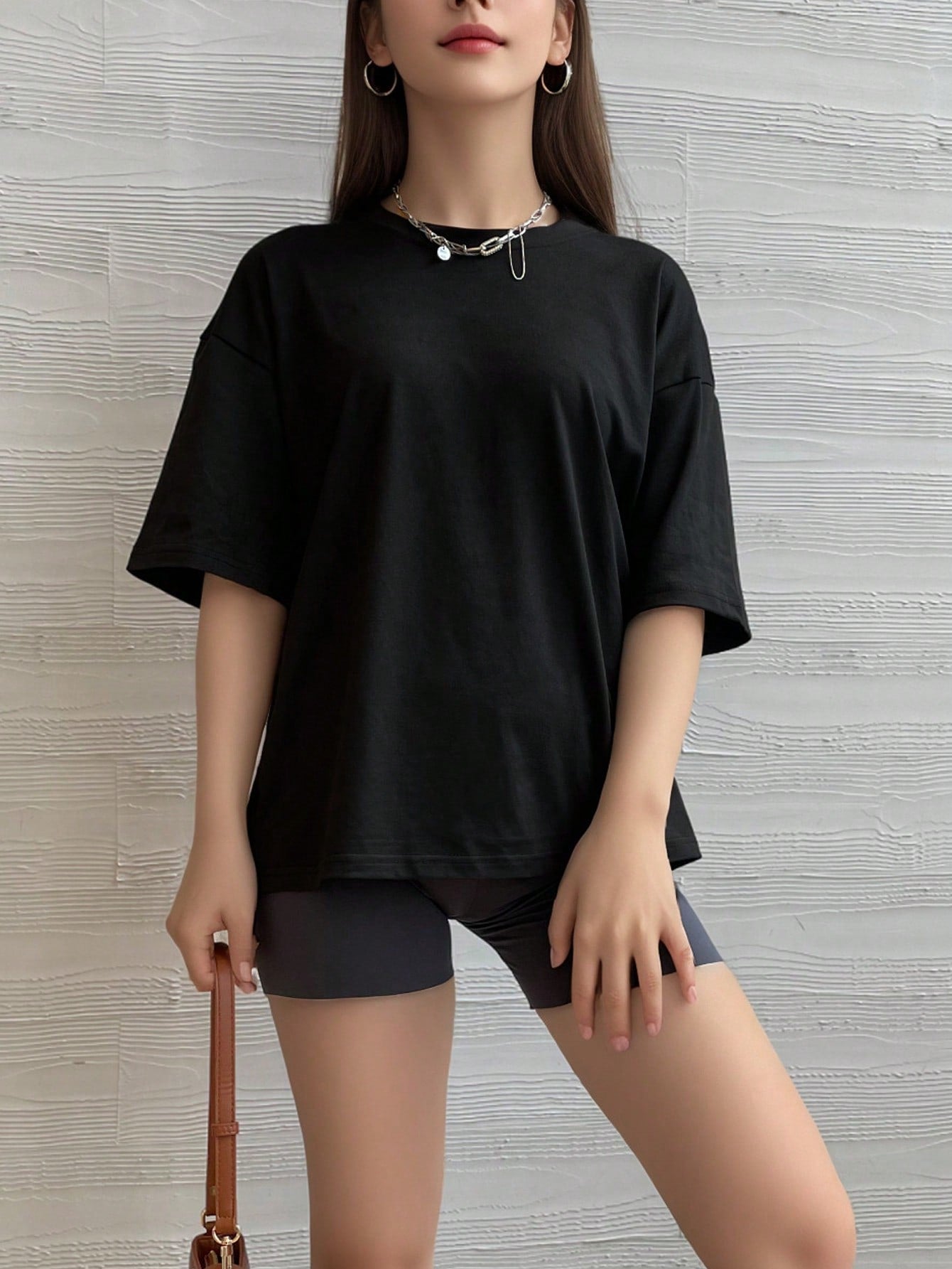 Camisa Fitness Oversized Caimento Leve Estilo Street