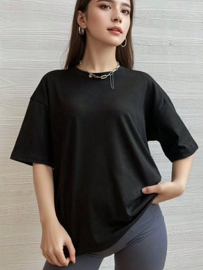 Camisa Fitness Oversized Caimento Leve Estilo Street