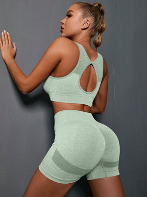 Conjunto Top Suporte Médio E Short Cintura Alta