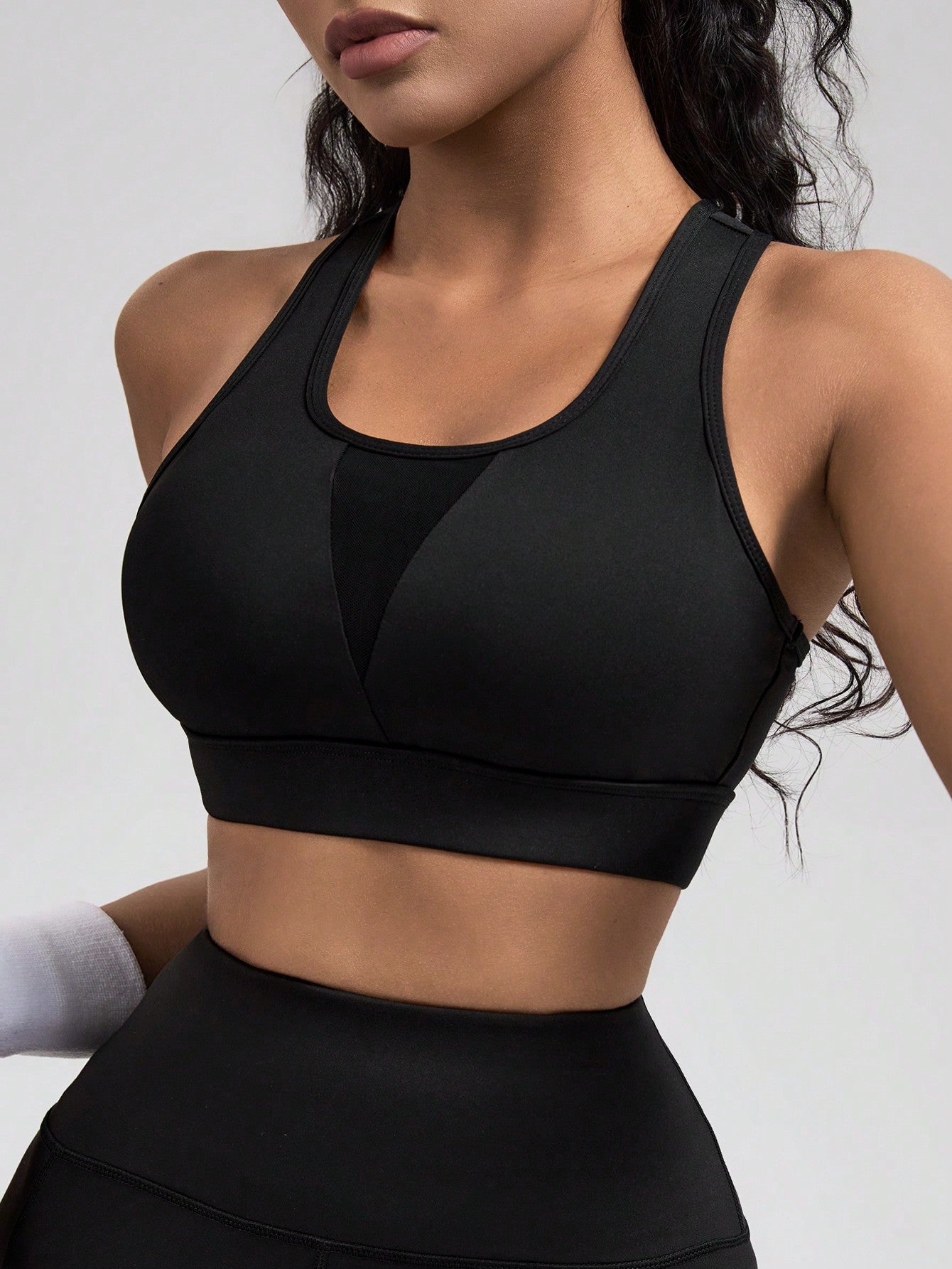 Top Nadador Alta Sustentação Com Recorte Frontal