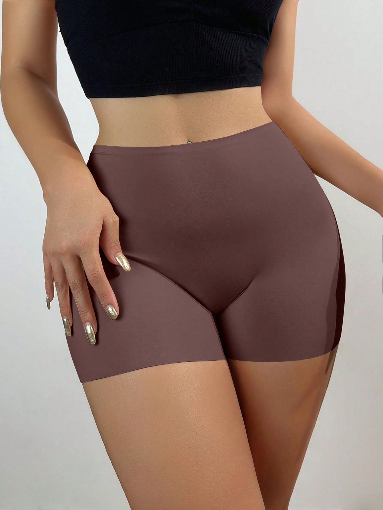 Short Modelador Sem Costura Cintura Alta Leve