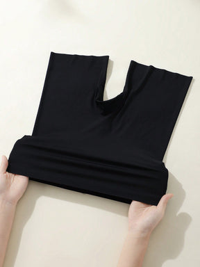 Short Sem Costura Cintura Alta Efeito Segunda Pele