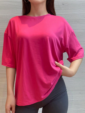 Camisa Fitness Oversized Caimento Leve Estilo Street