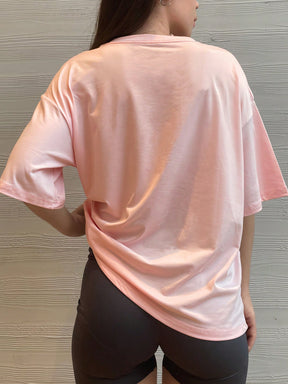 Camisa Fitness Oversized Caimento Leve Estilo Street