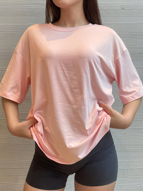 Camisa Fitness Oversized Caimento Leve Estilo Street