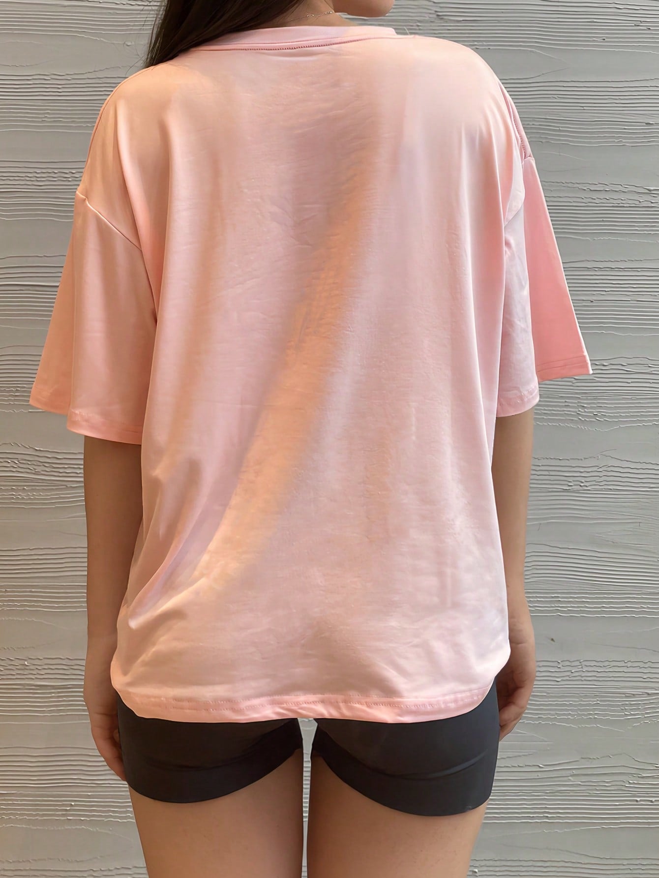 Camisa Fitness Oversized Caimento Leve Estilo Street