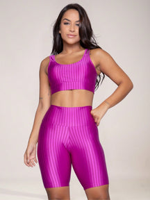 Conjunto Top Suporte Médio E Short Cintura Alta Estilizado