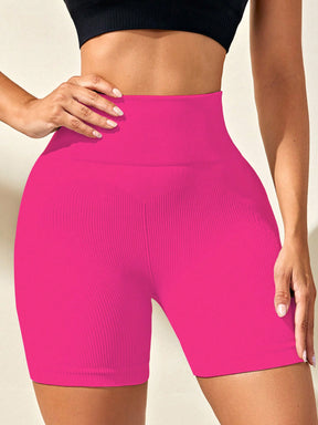 Short Cintura Alta Push Up Texturizado Respirável