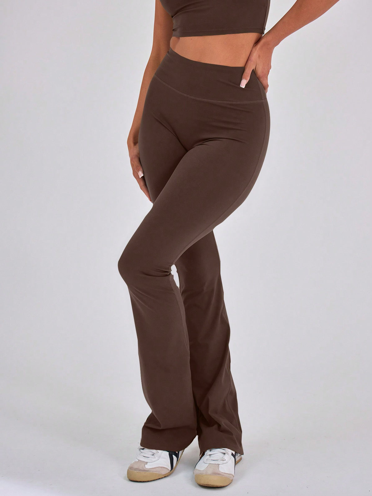 Legging Fitness Cintura Alta Flare Modeladora
