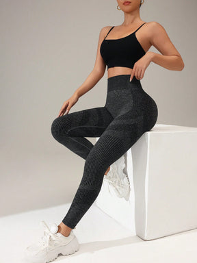 Legging Fitness Cintura Alta Compressão Texturizada