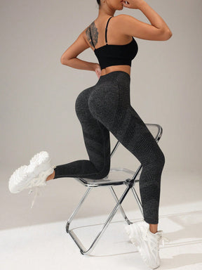 Legging Fitness Cintura Alta Compressão Texturizada