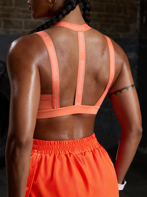 Top Decote Profundo Média Sustentação Com Alças Estilo Strappy