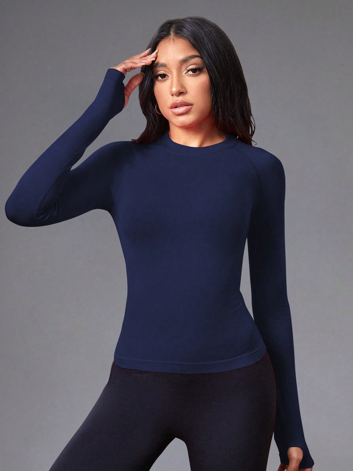 Camisa Manga Longa Seamless Fit Compressão