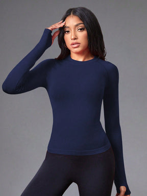 Camisa Manga Longa Seamless Fit Compressão