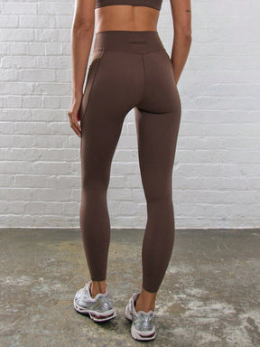 Legging Fitness Cintura Alta Com Acabamento Liso