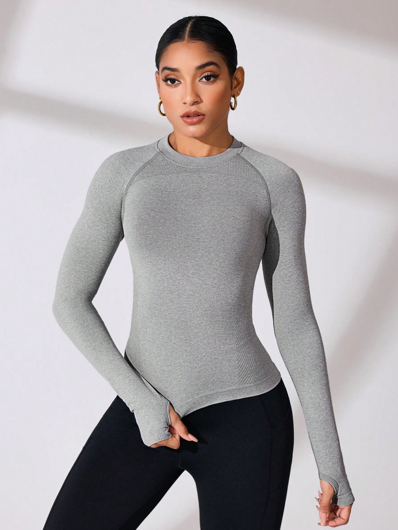 Camisa Manga Longa Seamless Fit Compressão