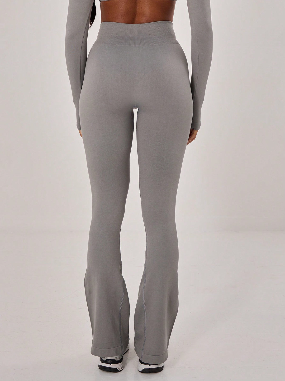 Legging Fitness Cintura Alta Com Barra Flare