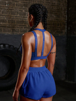 Top Decote Profundo Média Sustentação Com Alças Estilo Strappy