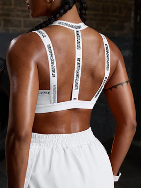 Top Decote Profundo Média Sustentação Com Alças Estilo Strappy