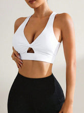 Top Decote Profundo Alta Sustentação Com Torção Frontal