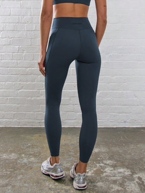 Legging Fitness Cintura Alta Com Acabamento Liso