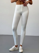 Legging Básica Cintura Alta Com Botões Frontais