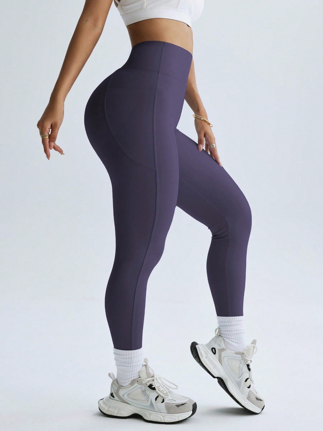 Legging Fitness Cintura Alta Térmica Com Bolso Lateral