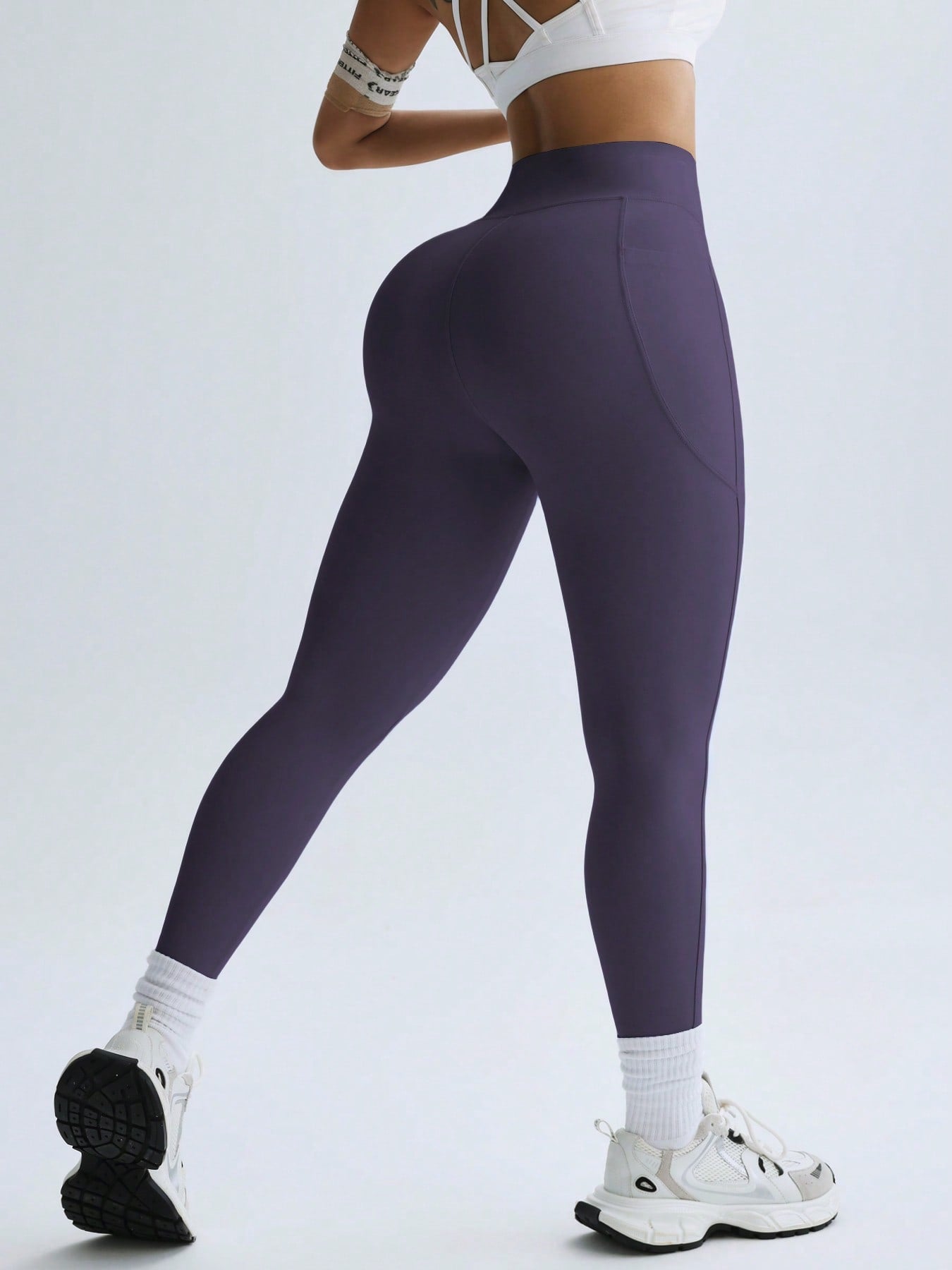 Legging Fitness Cintura Alta Térmica Com Bolso Lateral