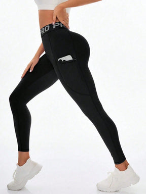 Legging Fitness Cintura Alta Com Bolso Frontal